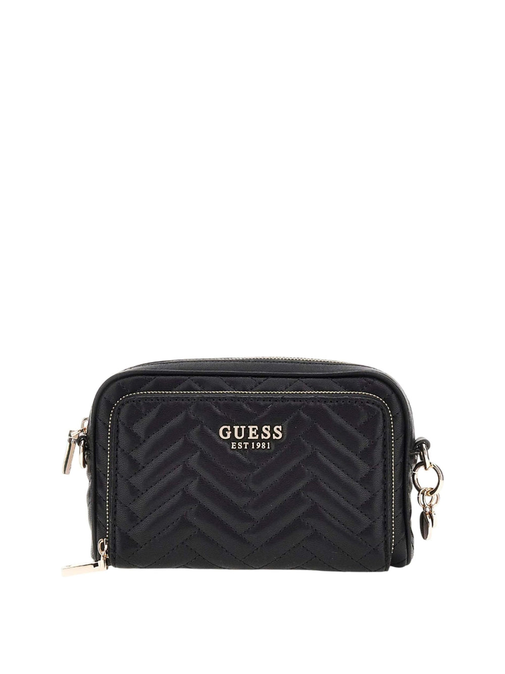 GUESS Borsa a Tracolla Trapuntata Donna - Nero modello HWQG9508140