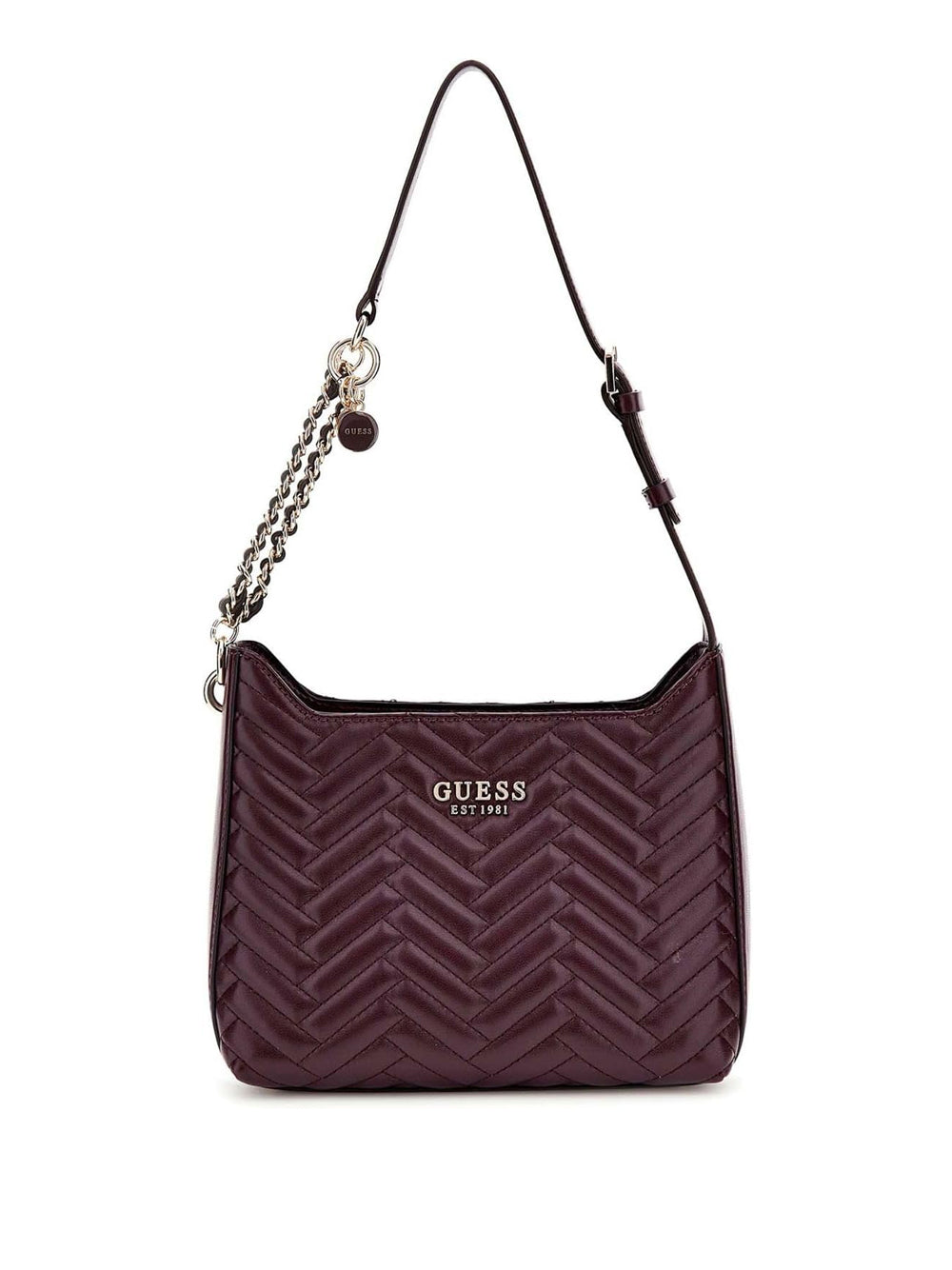 GUESS Borsa a Spalla Trapuntata Donna - Viola modello HWQG9508180