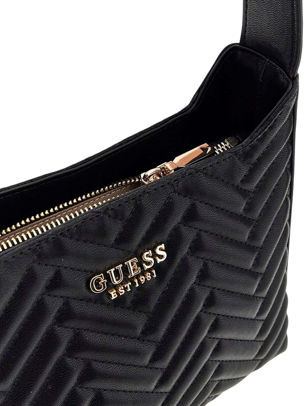 GUESS Borsa a Spalla Trapuntata Donna - Nero modello HWQG9508180