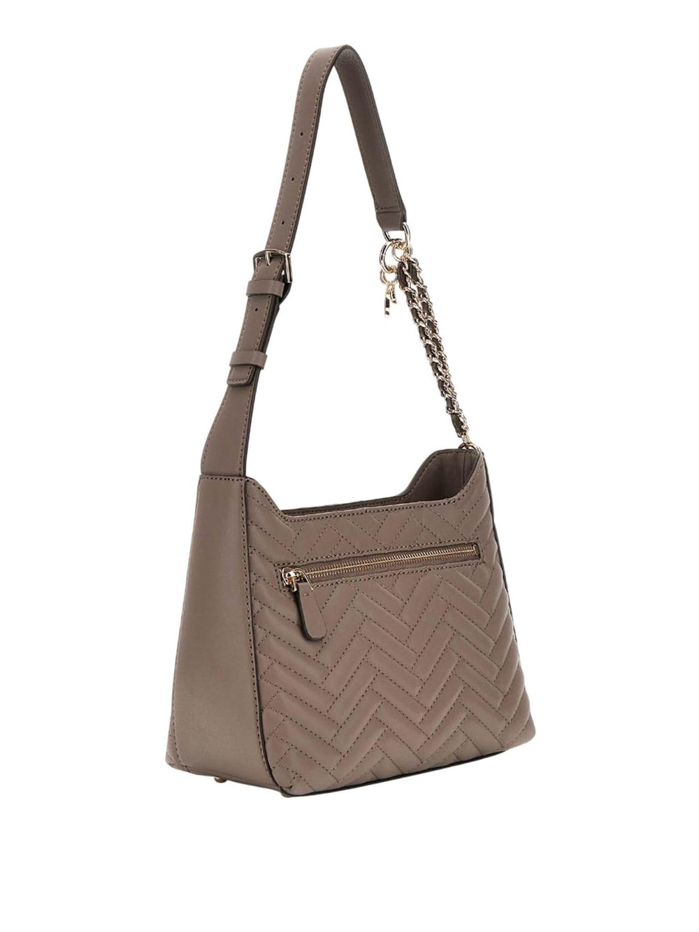 GUESS Borsa a Spalla Trapuntata Donna - Beige modello HWQG9508180