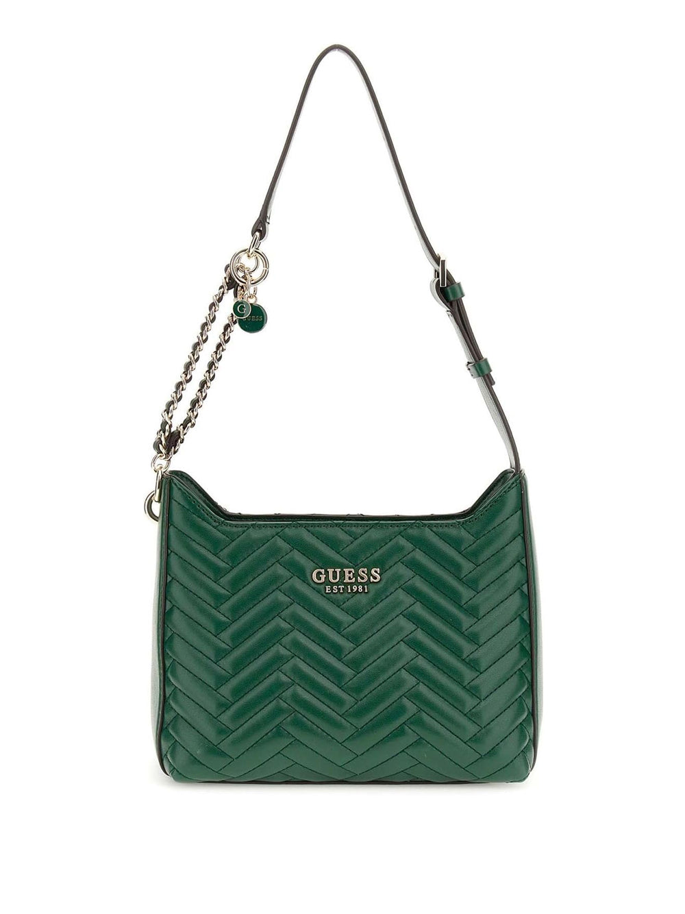 GUESS Borsa a Spalla Trapuntata Donna - Verde modello HWQG9508180