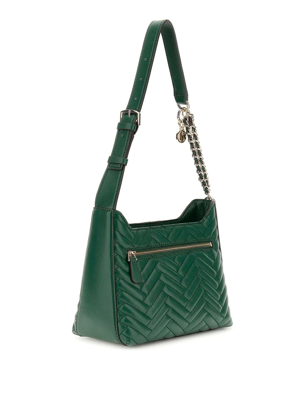 GUESS Borsa a Spalla Trapuntata Donna - Verde modello HWQG9508180