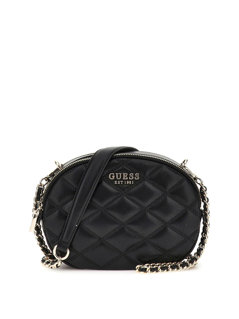 GUESS Borsa a Tracolla Trapuntata Donna - Nero modello HWQG9632120