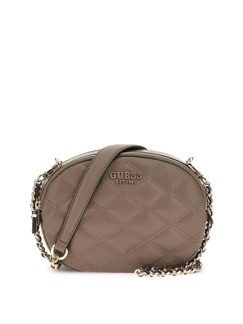 GUESS Borsa a Tracolla Trapuntata Donna - Beige modello HWQG9632120