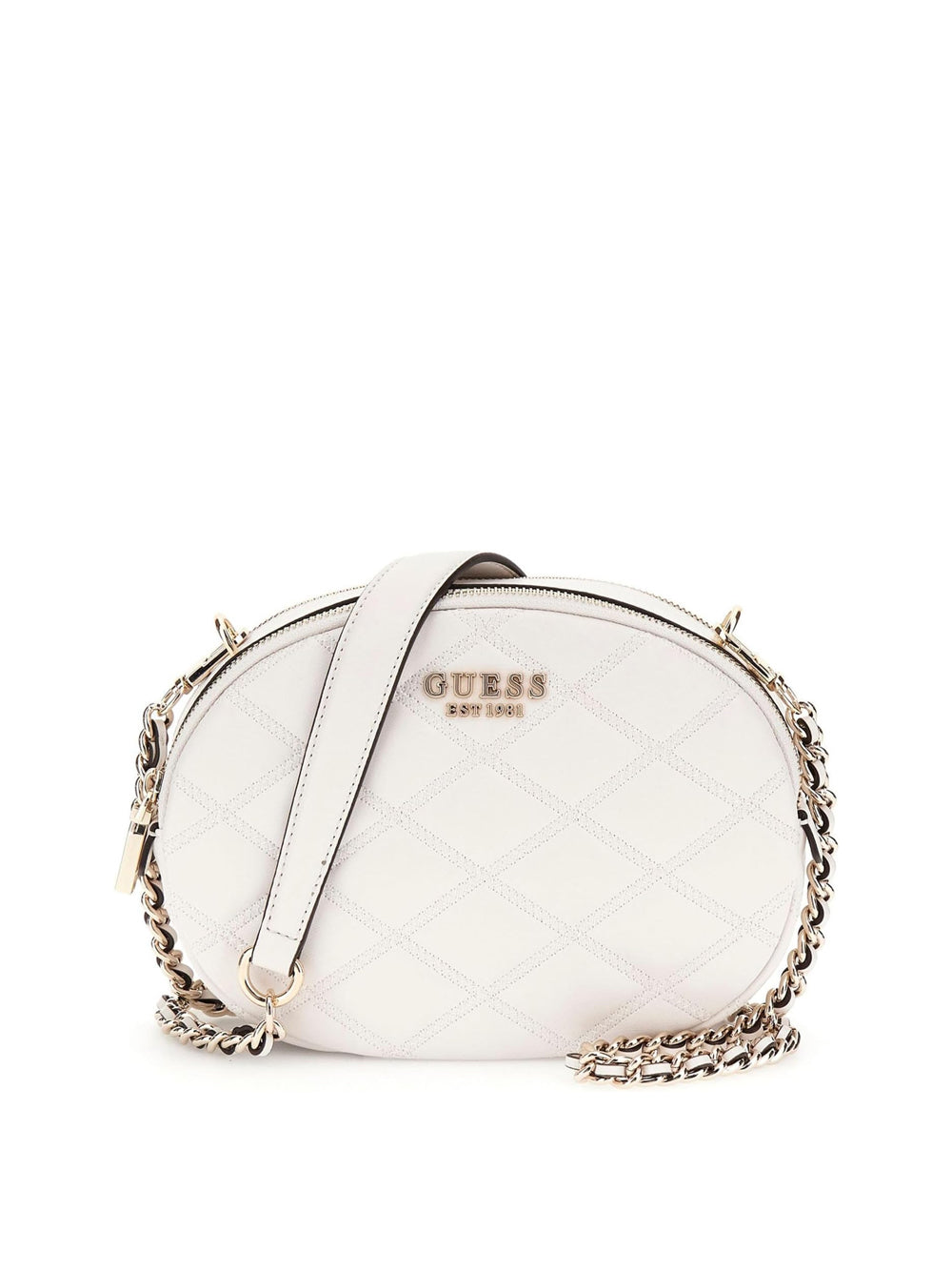 GUESS Borsa a Tracolla Trapuntata Donna - Bianco modello HWQG9632120