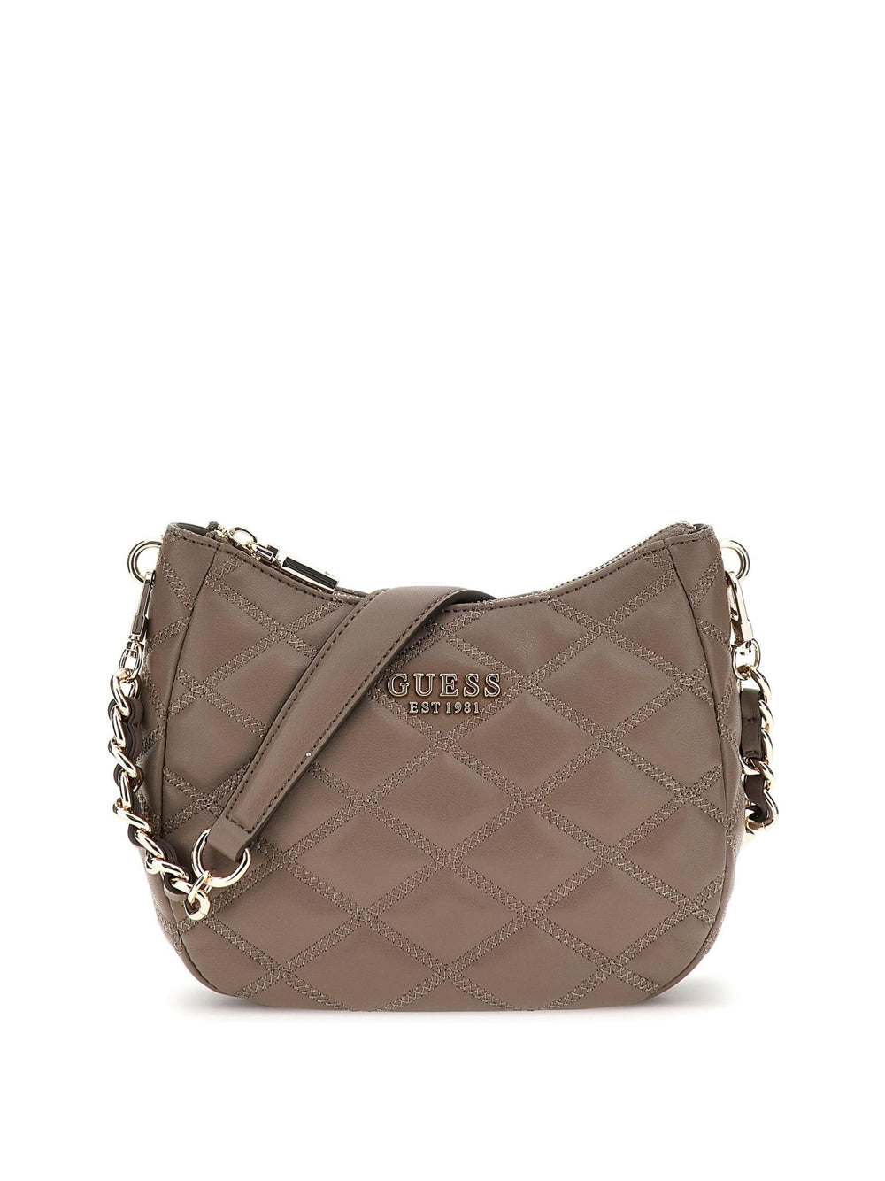 GUESS Borsa a Spalla Trapuntata Donna - Beige modello HWQG9632170