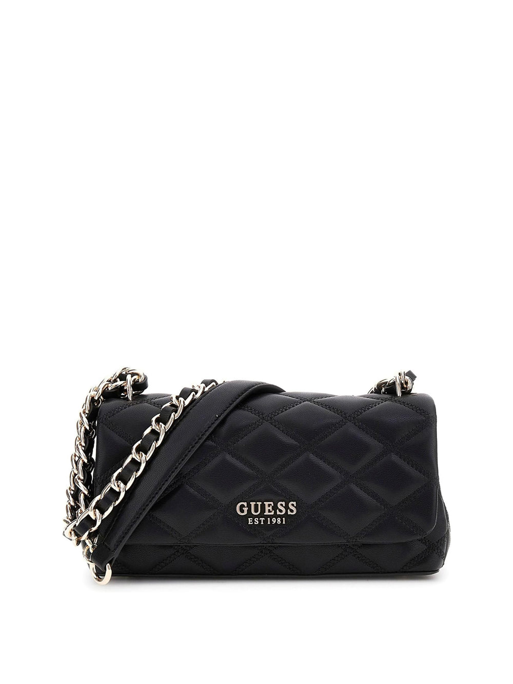 GUESS Borsa a Spalla Trapuntata Donna - Nero modello HWQG9632210