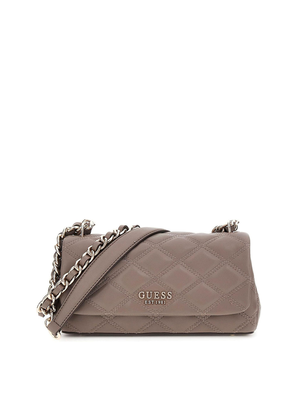 GUESS Borsa a Spalla Trapuntata Donna - Beige modello HWQG9632210