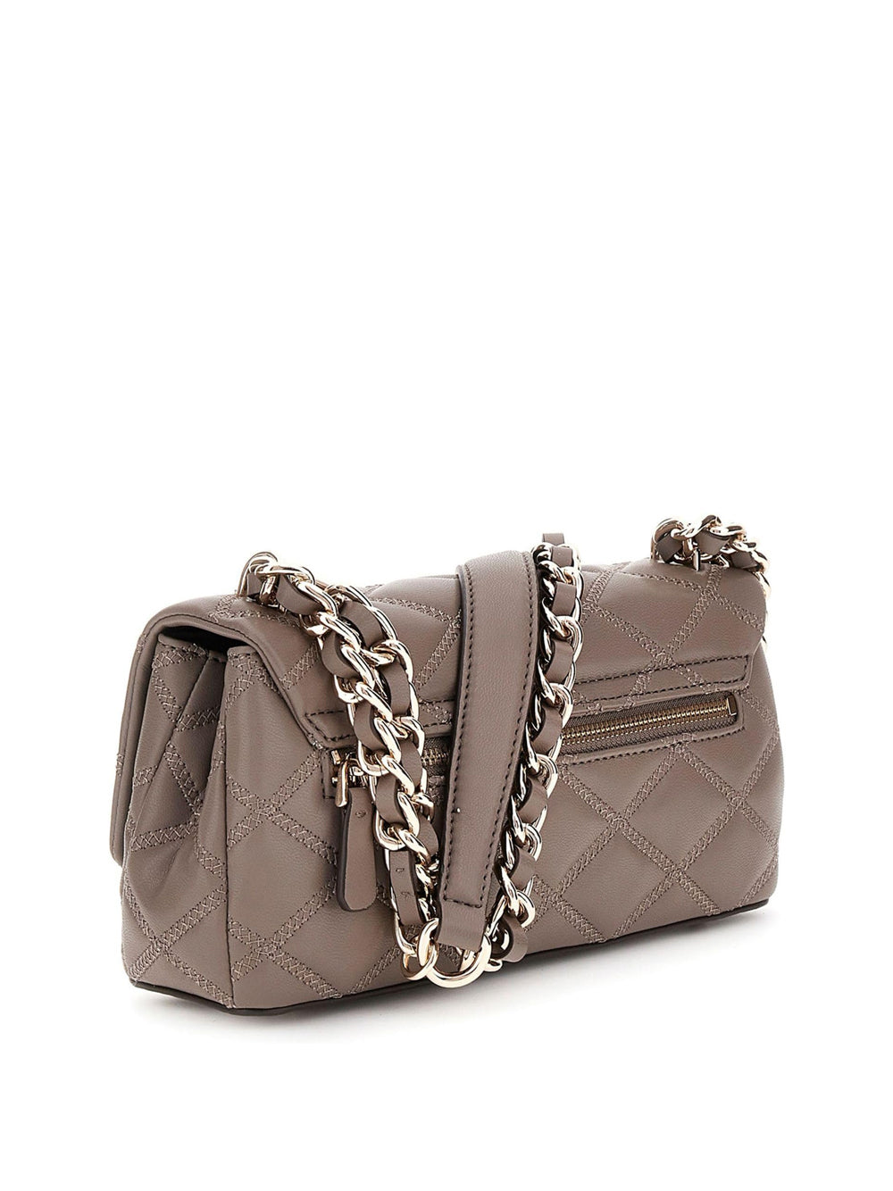 GUESS Borsa a Spalla Trapuntata Donna - Beige modello HWQG9632210