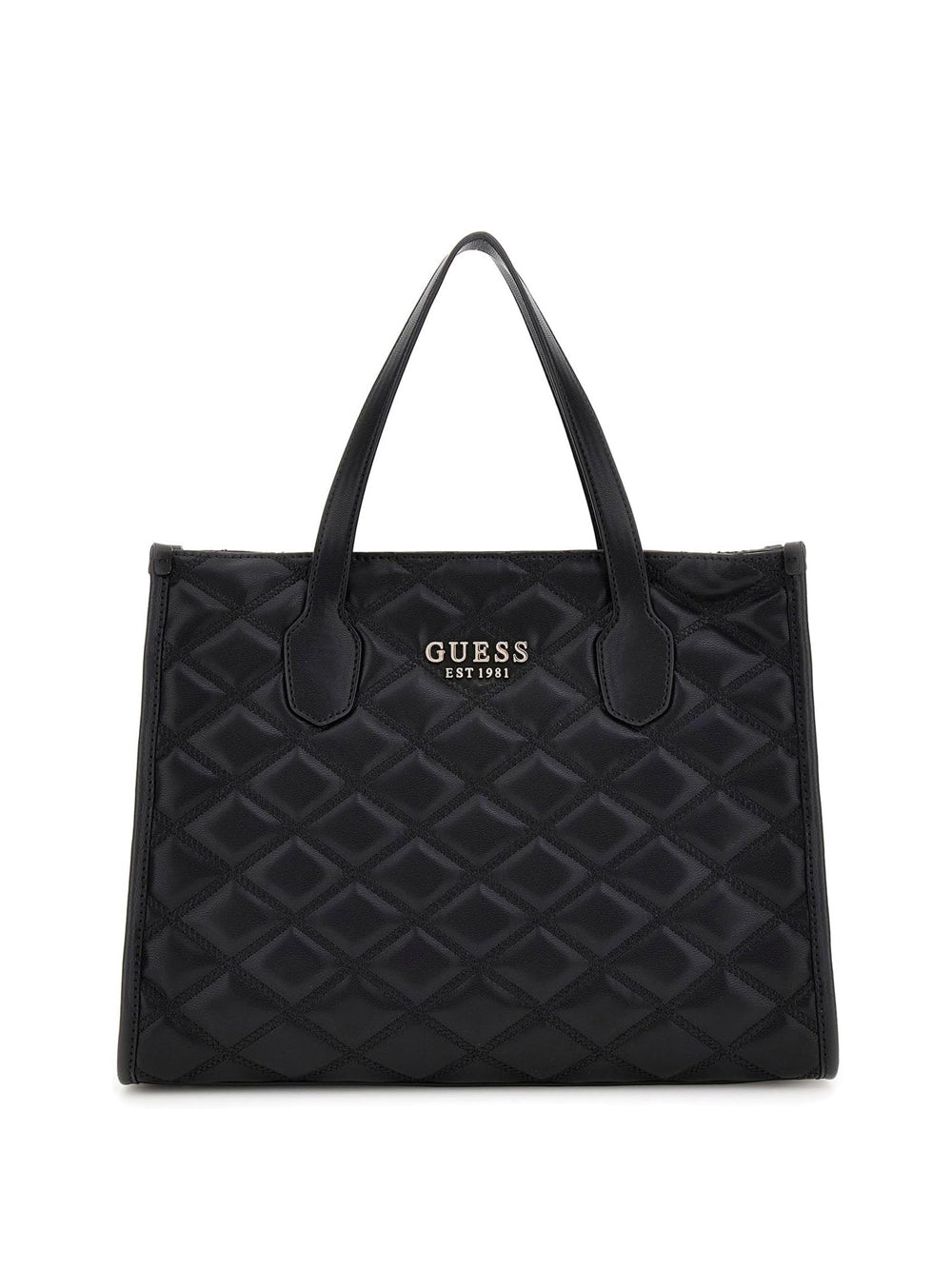 GUESS Borsa a Spalla Trapuntata Donna - Nero modello HWQG9632220