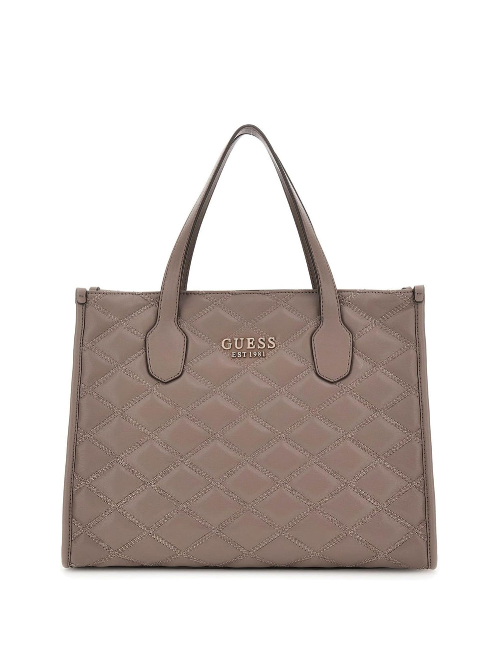 GUESS Borsa a Spalla Trapuntata Donna - Beige modello HWQG9632220