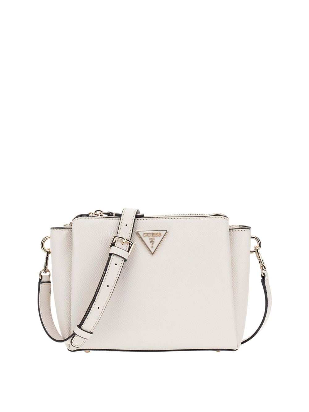 GUESS Borsa a Spalla Saffiano Donna - Bone modello HWZG7879120