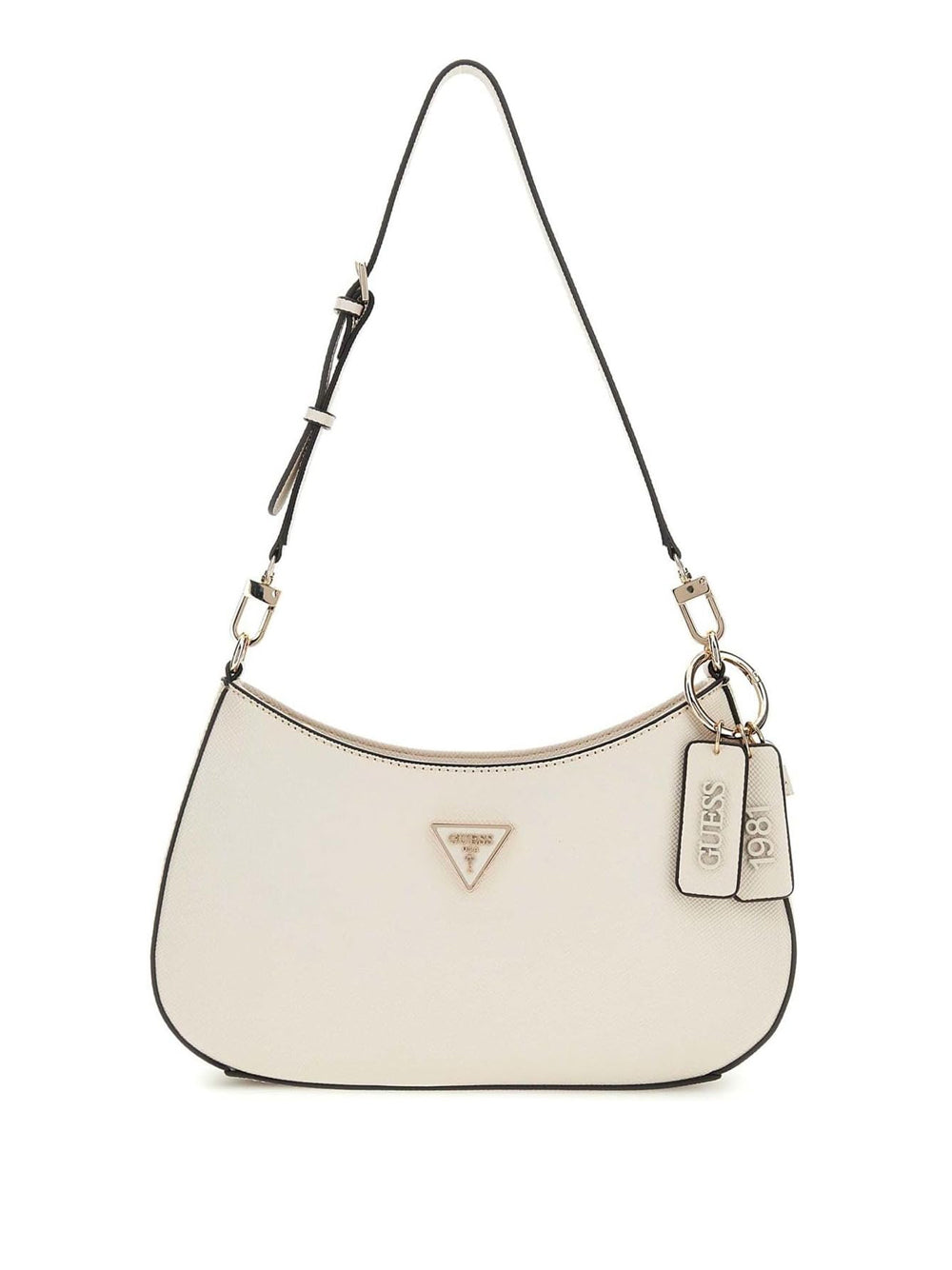 GUESS Borsa a Spalla Saffiano Donna - Beige modello HWZG7879180