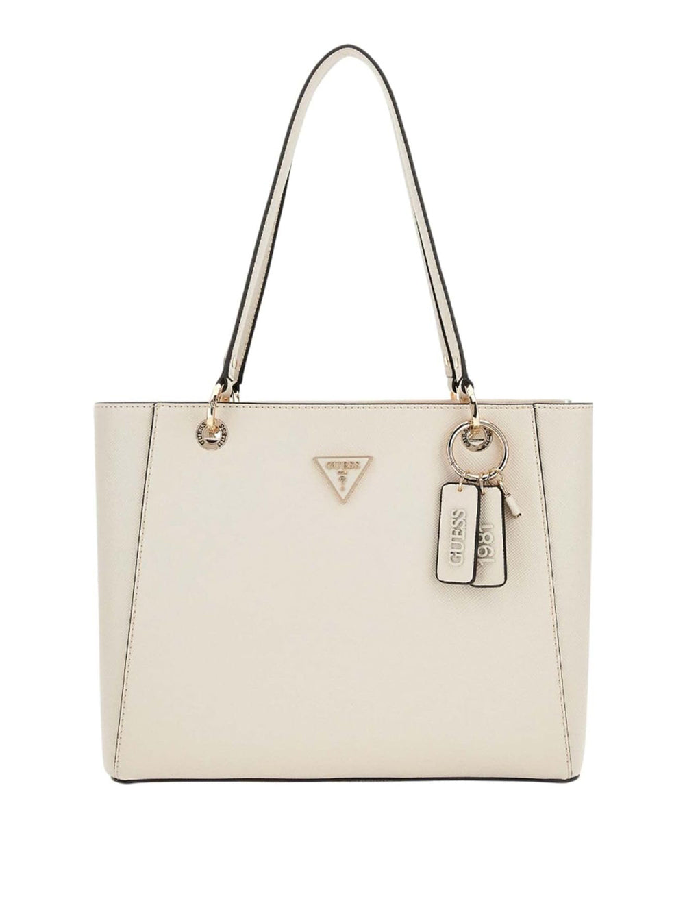 GUESS Borsa a Spalla Saffiano Donna - Bone modello HWZG7879250