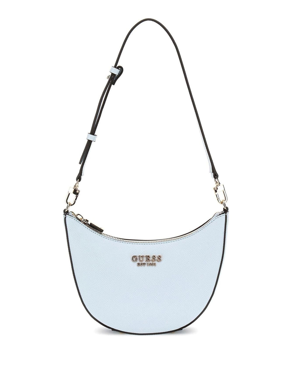 GUESS Borsa a Spalla Saffiano Donna - Powder Blue modello HWZG9643720