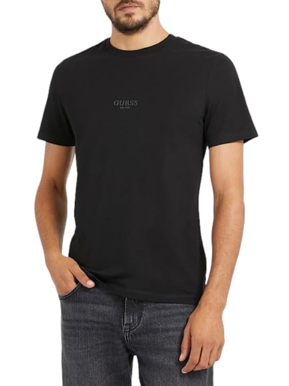 GUESS T-shirt Uomo - Nero modello M2YI72I3Z14