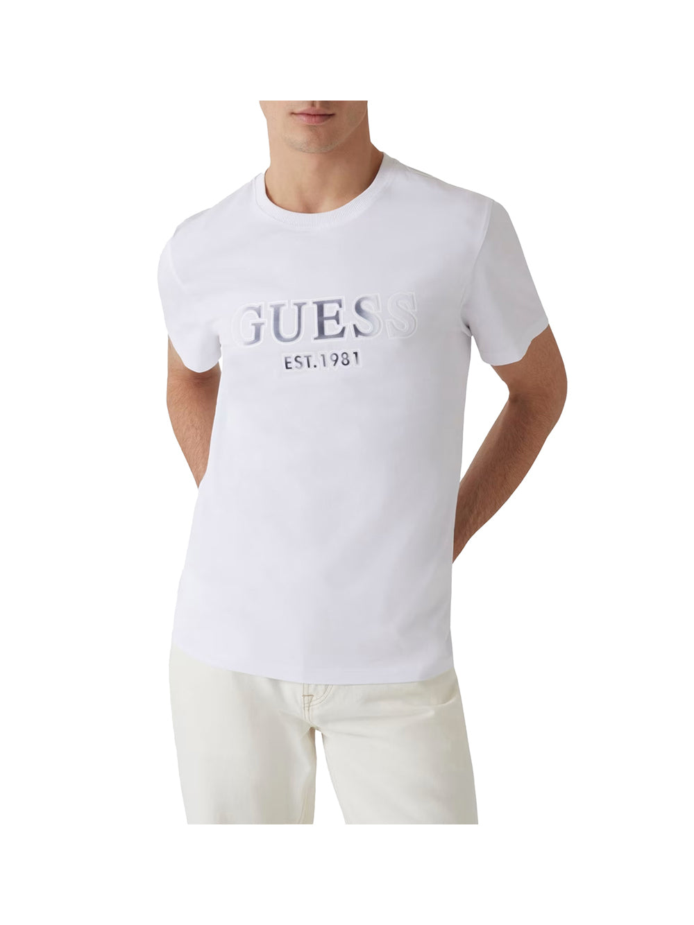 GUESS T-shirt Uomo - Bianco modello M5RI12J1314