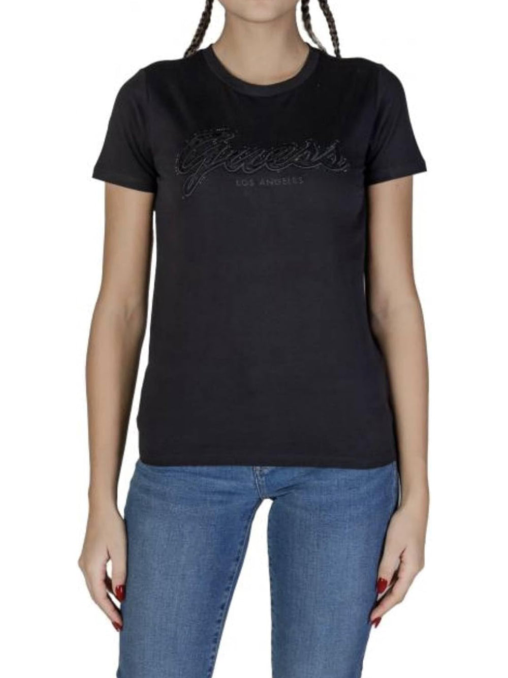 GUESS T-shirt Donna - Nero modello W5RI08K9RM1