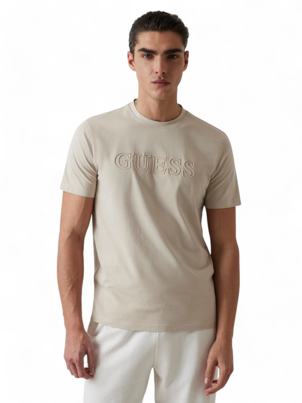 GUESS T-shirt Uomo - Beige modello Z2YI11J1314