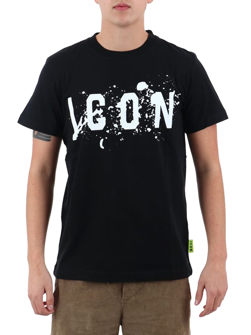 ICON T-shirt Uomo - Nero modello ICUS2S5T017