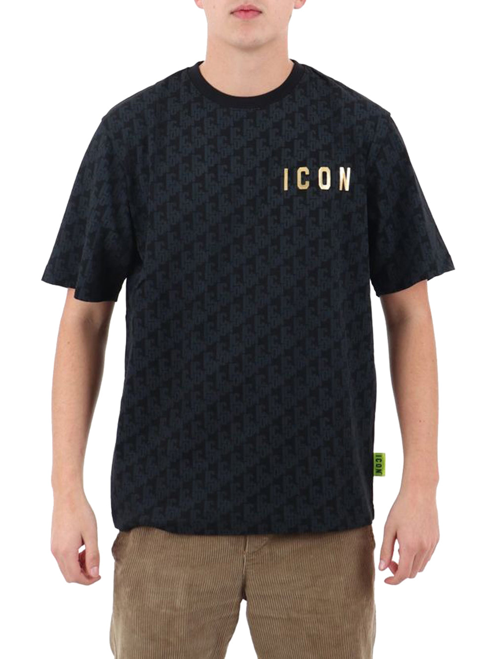 ICON T-shirt Uomo - Nero modello ICUS2S5T036