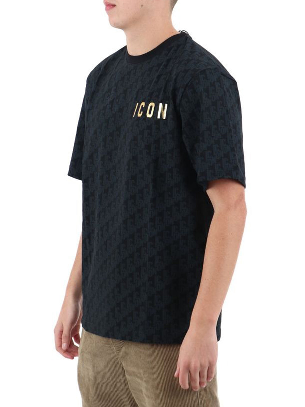 ICON T-shirt Uomo - Nero modello ICUS2S5T036