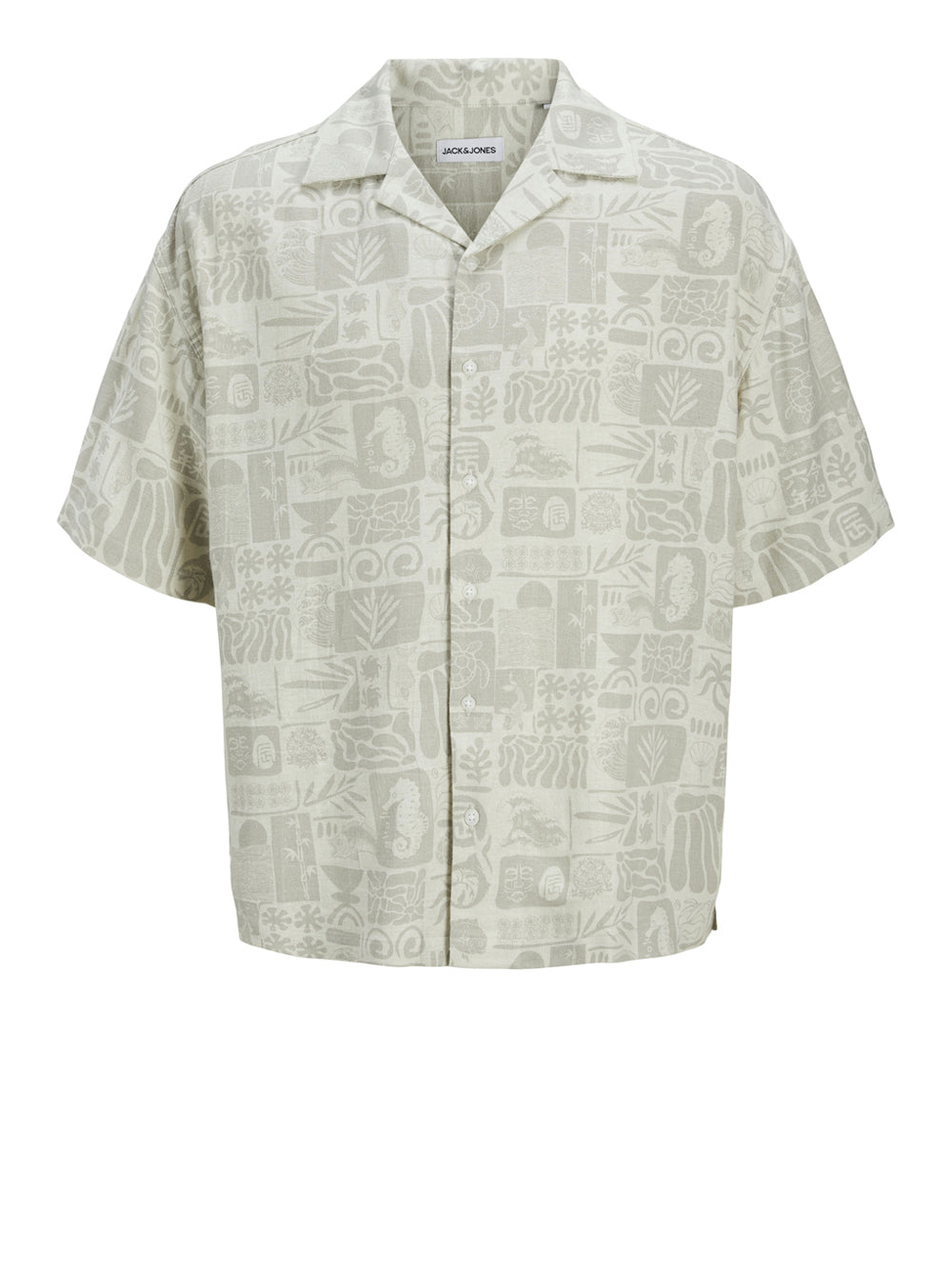 JACK&JONES Camicia Uomo - Beige modello 12269199