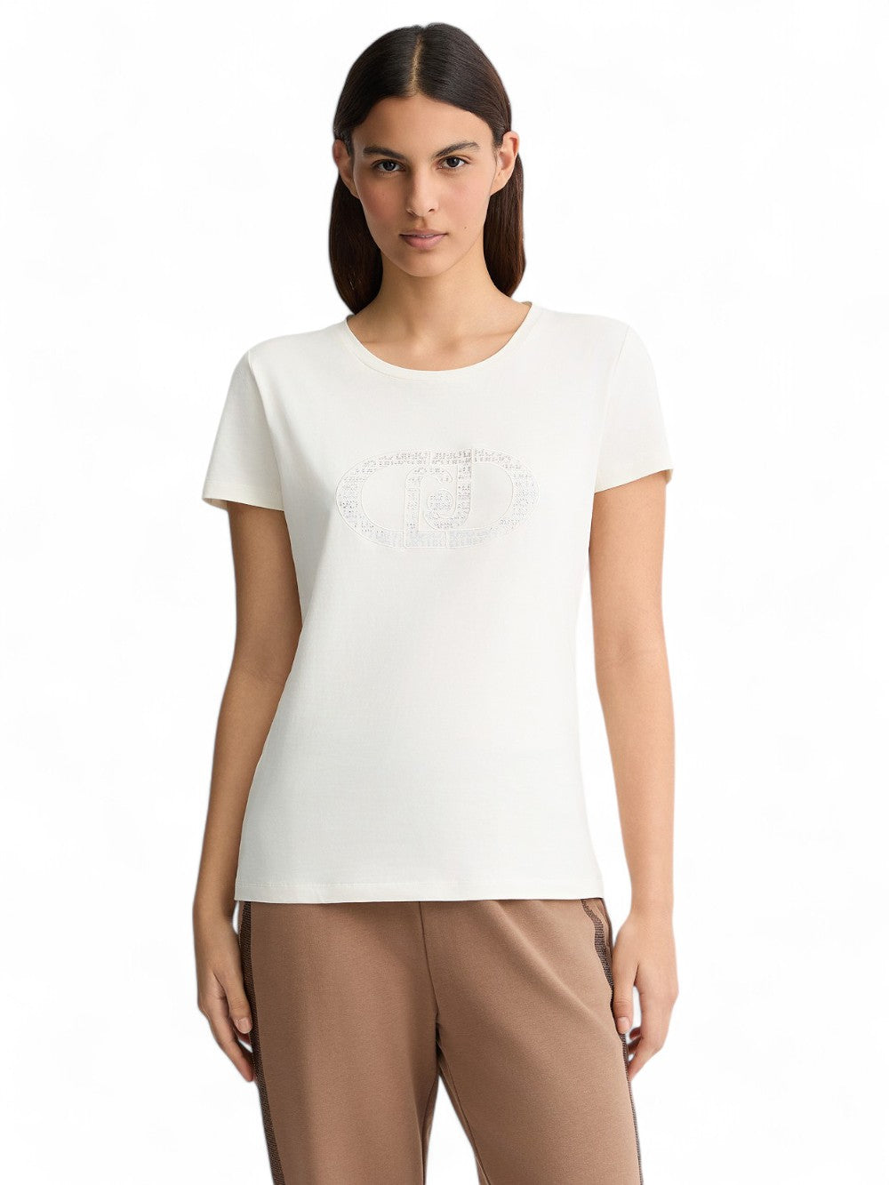 LIU.JO T-shirt Donna - Bianco modello TA5173JS003