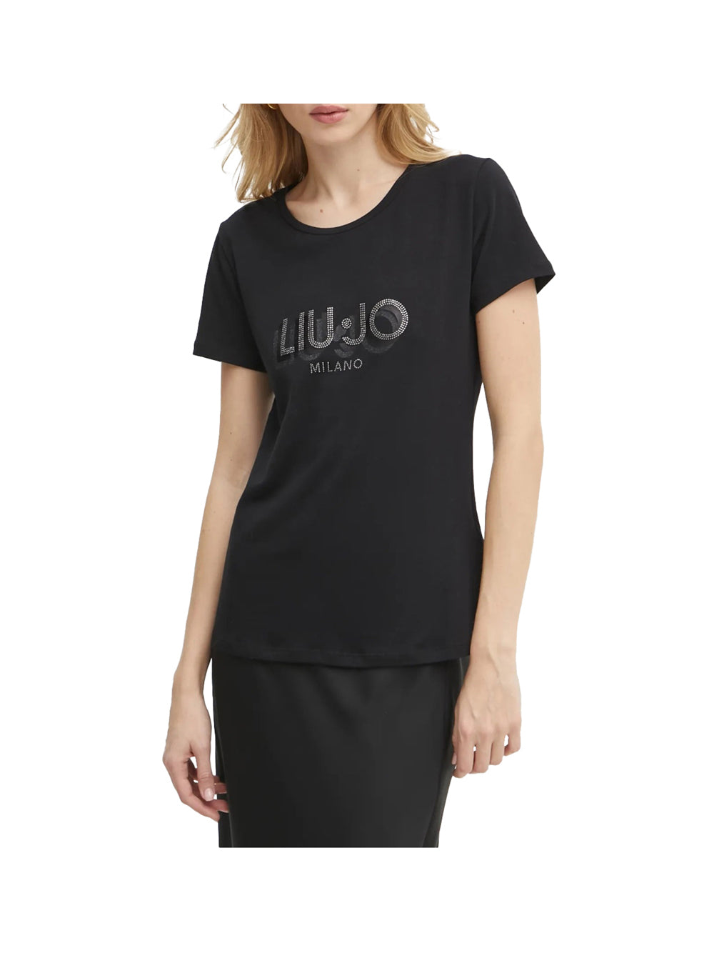 LIU.JO T-shirt Donna - Nero modello TA5214JS003