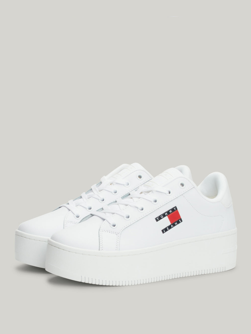 TOMMY HILFIGER Sneakers platform Donna - Bianco modello EN0EN02518