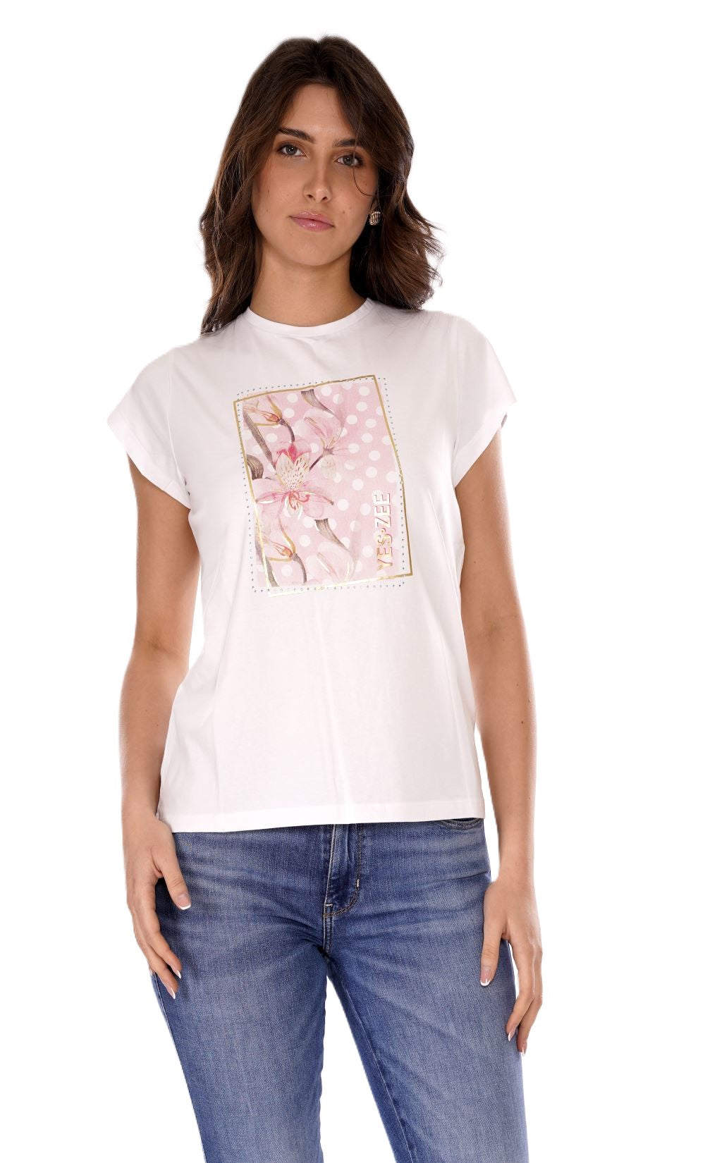 YES ZEE T-shirt Donna - Bianco modello T273S700